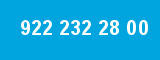 922 232 28 00